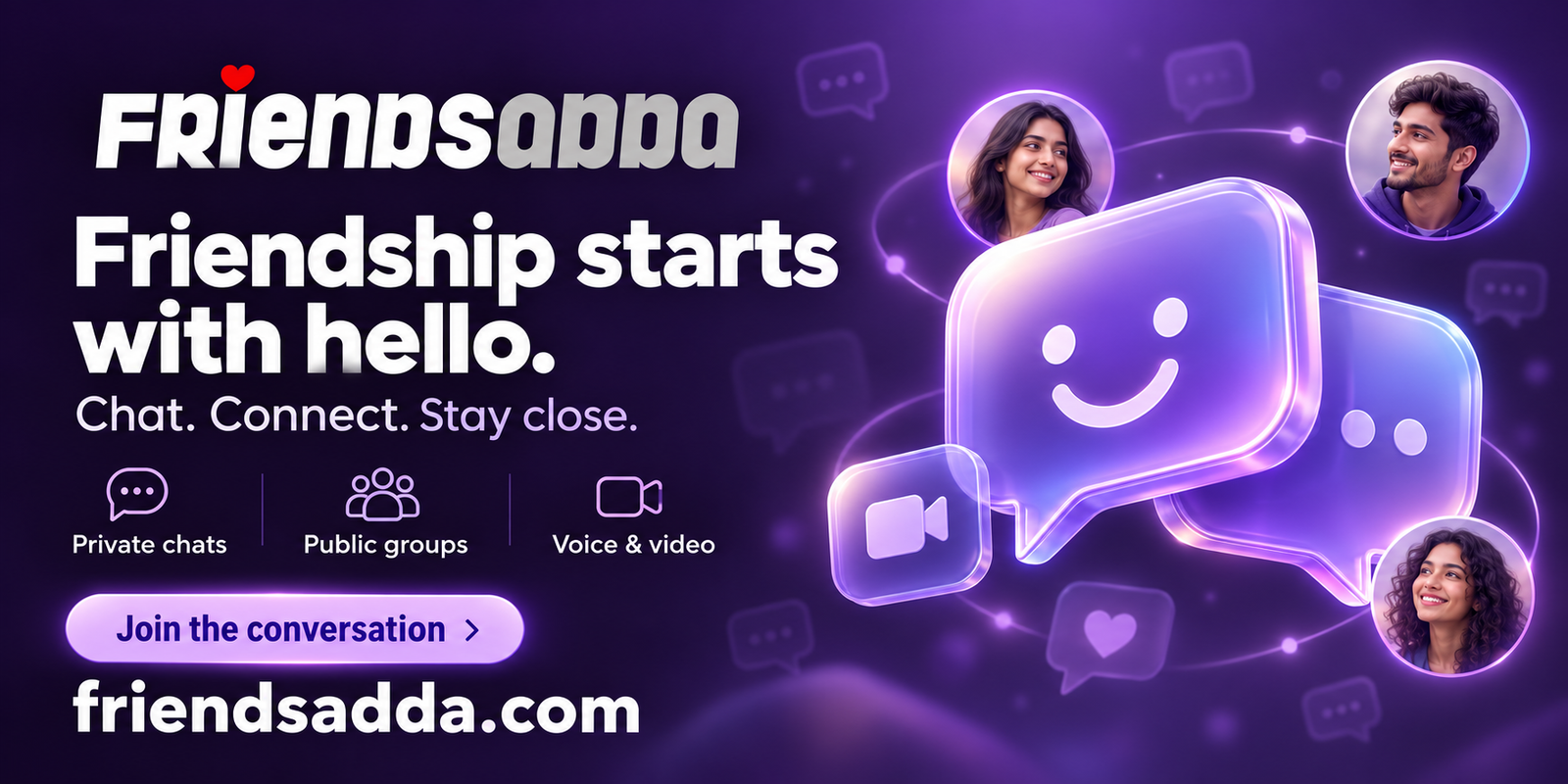 friendsadda advertisement